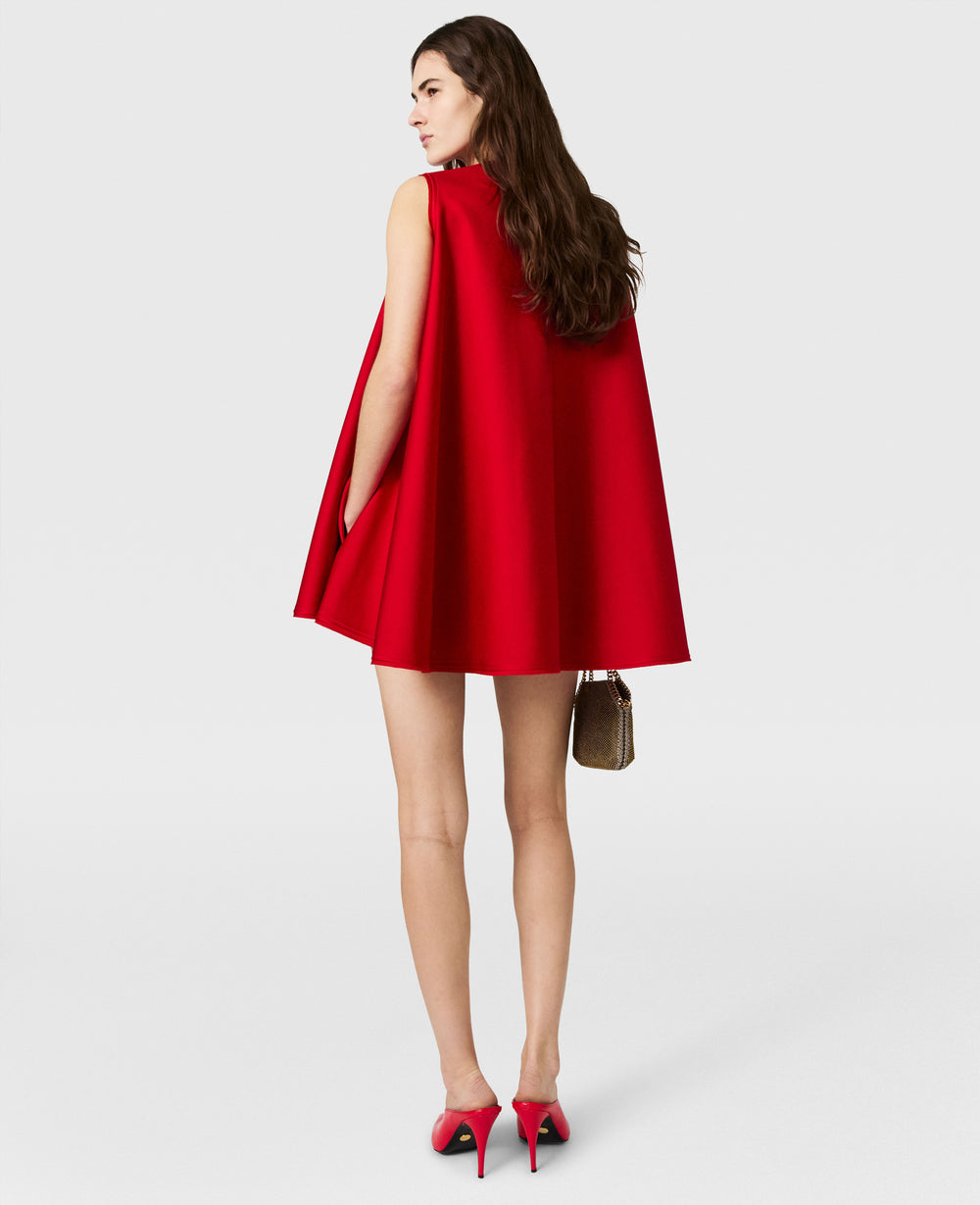 Envers Satin A-Line Mini Dress