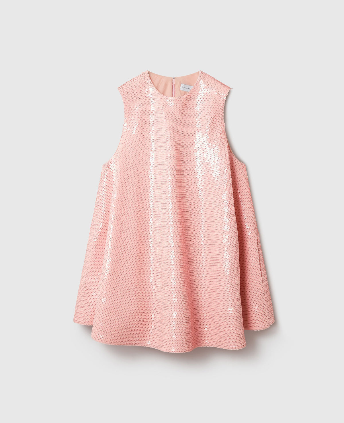 Sequin-Embellished A-Line Mini Dress
