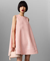Sequin-Embellished A-Line Mini Dress