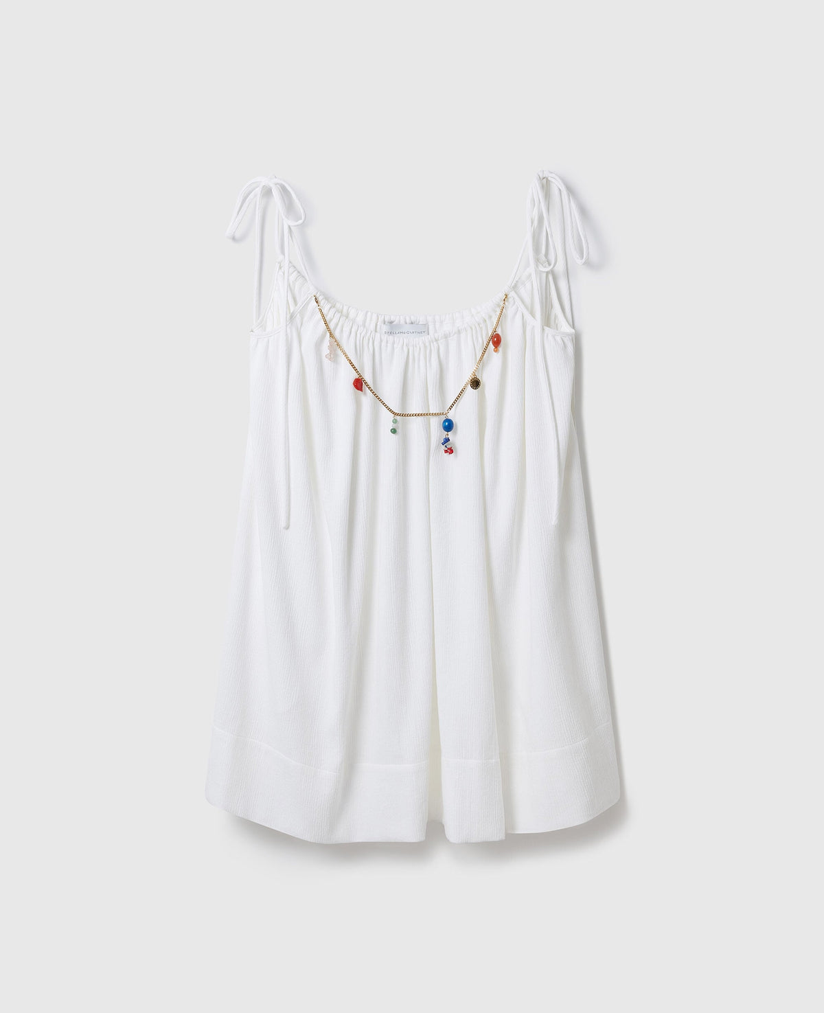 Bead-Embellished Mini Dress