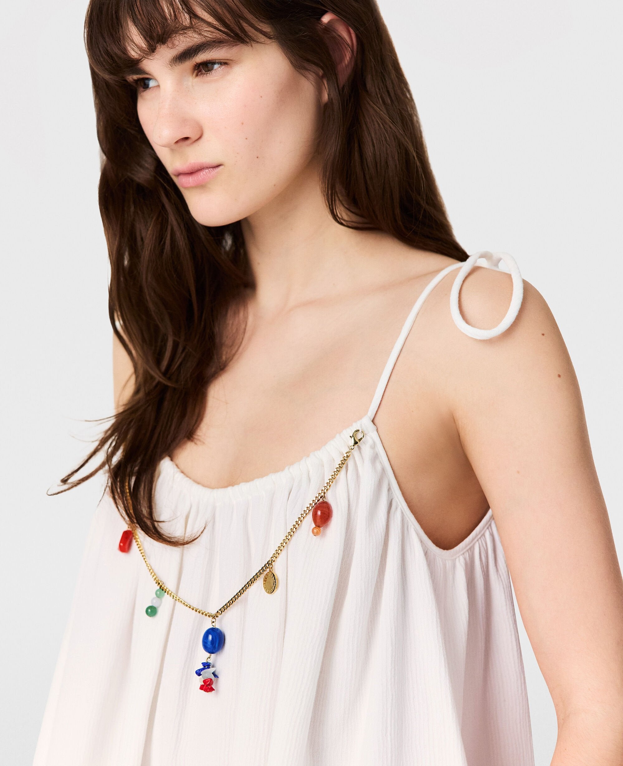 Bead-Embellished Mini Dress