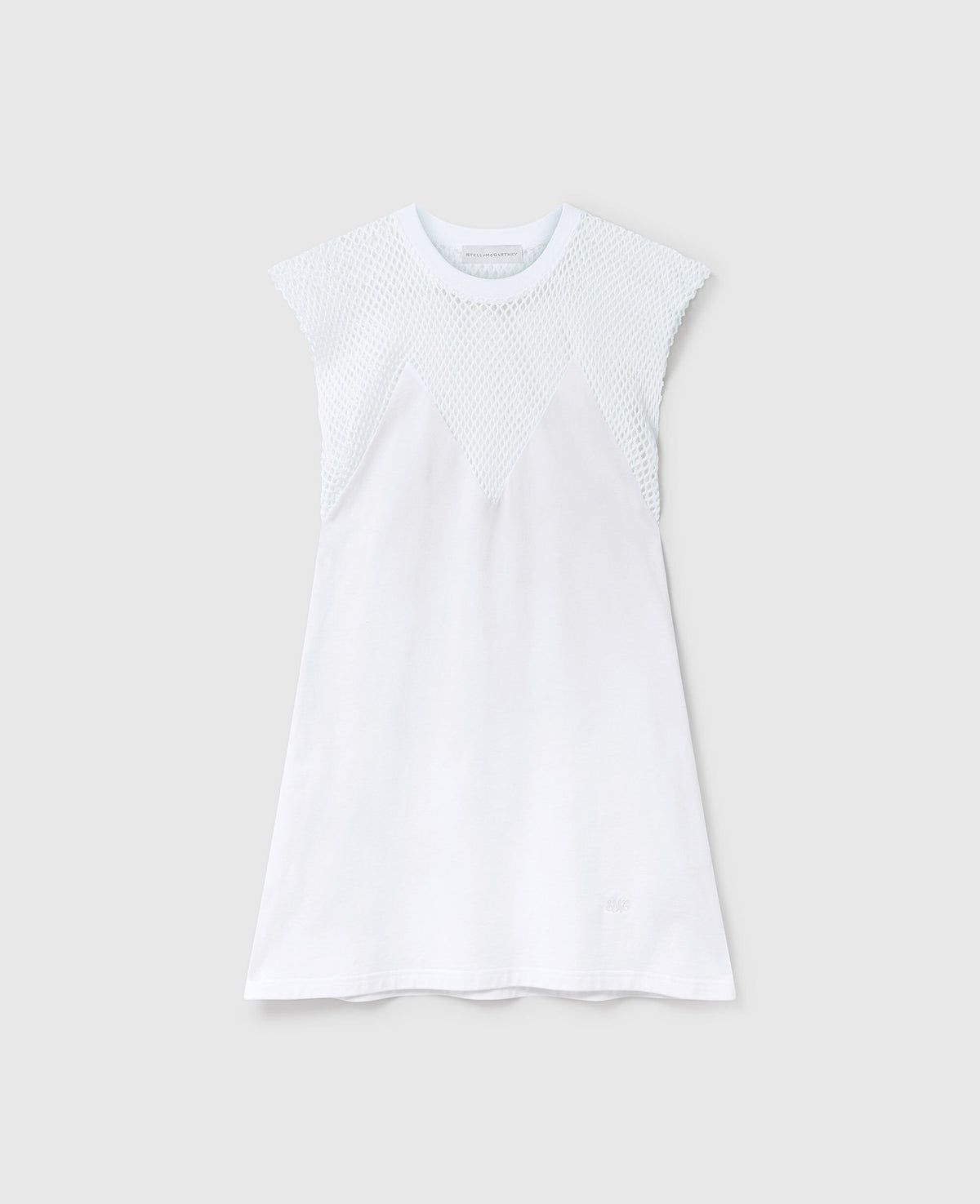Net Panel A-Line Mini Dress