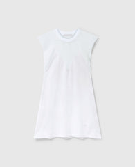 Net Panel A-Line Mini Dress