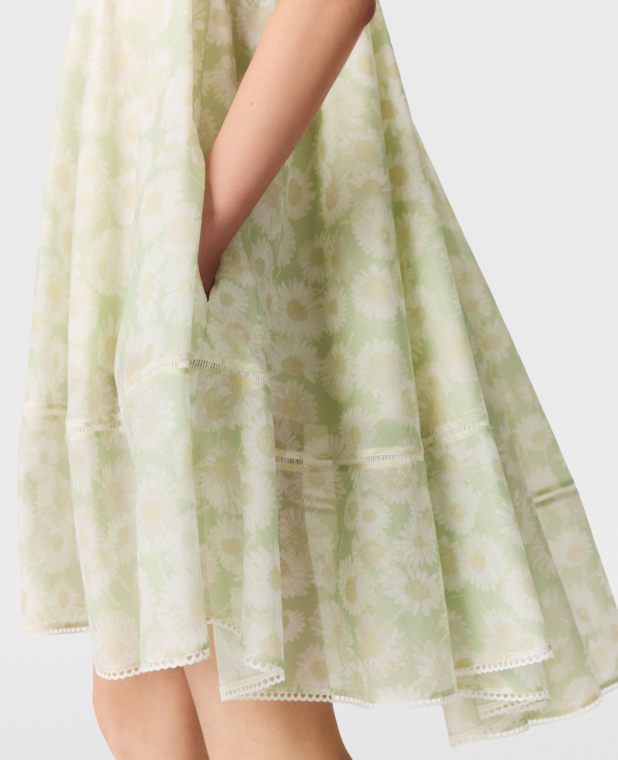 Daisy Print Halterneck Mini Dress