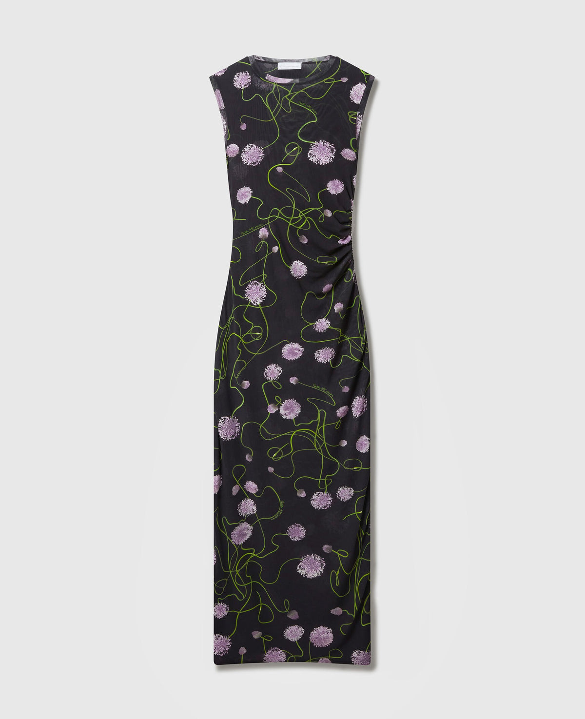 Mesh Twisted Floral Dress