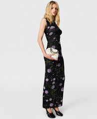Mesh Twisted Floral Dress