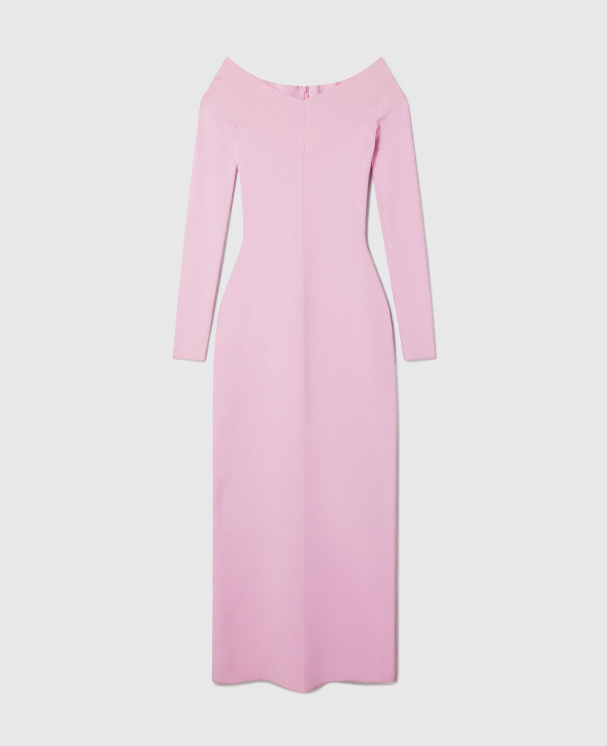 Compact Knit Long Sleeve Dress