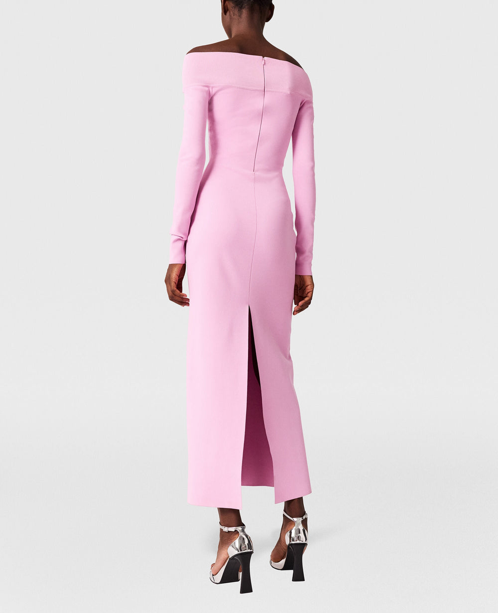 Compact Knit Long Sleeve Dress