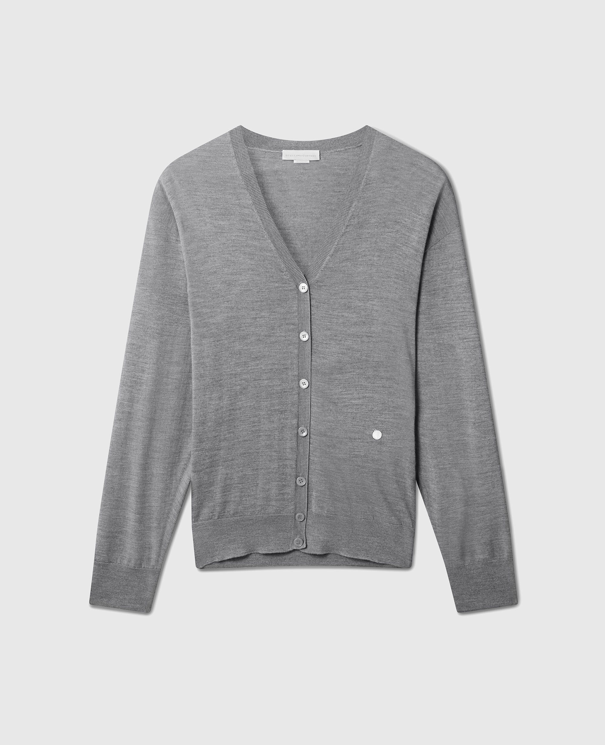 Lightweight Wool Knit Cardigan