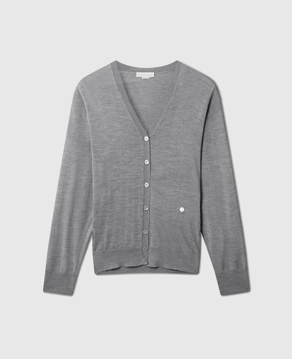 Lightweight Wool Knit Cardigan