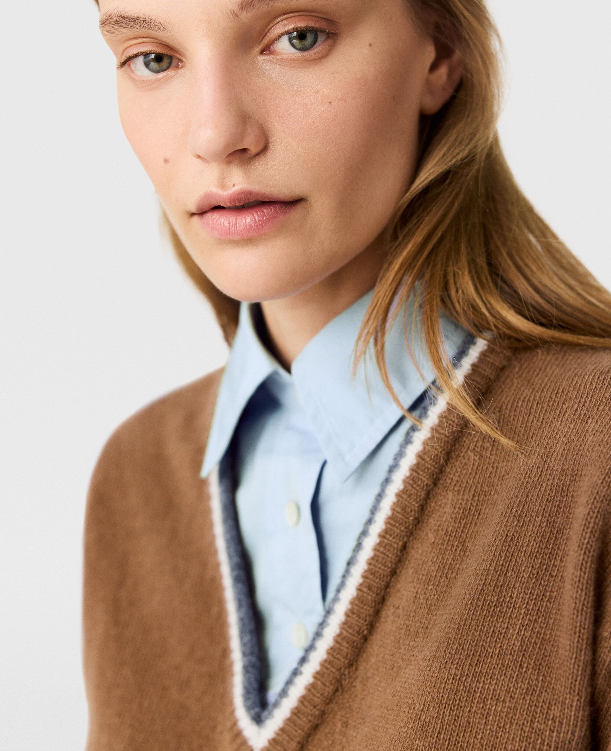Hybrid Knit Shirt Jumper