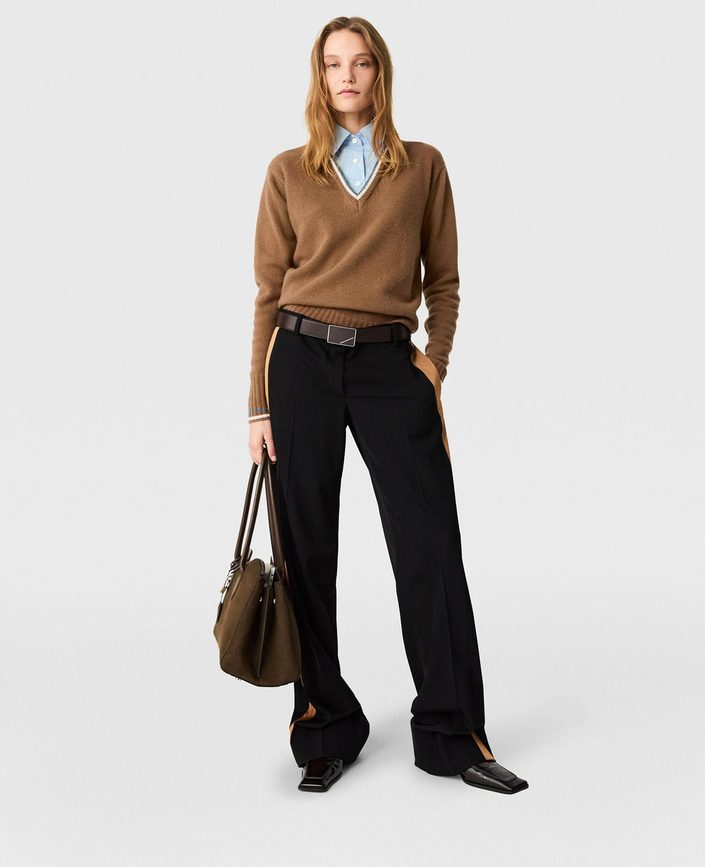 Hybrid Knit Shirt Jumper