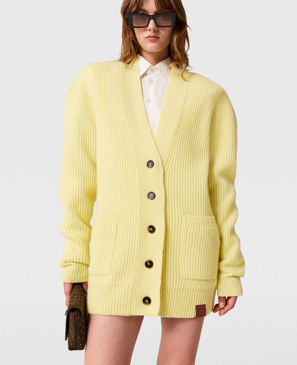 Chunky Knit V-Neck Cardigan