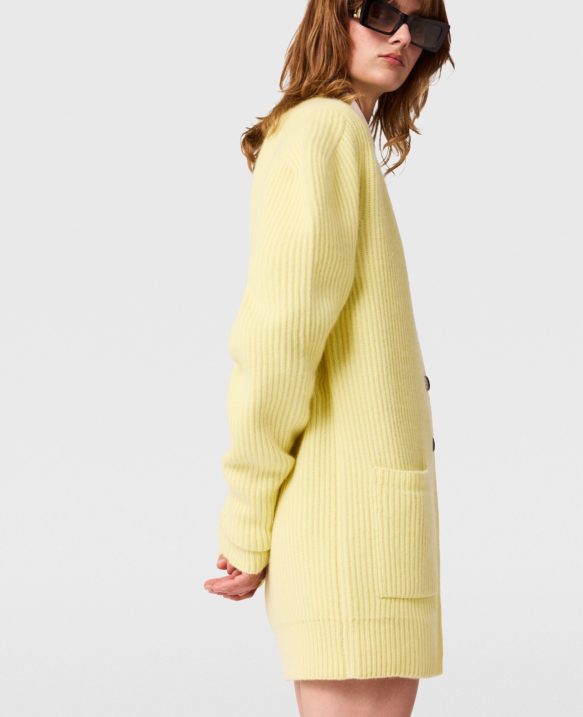 Chunky Knit V-Neck Cardigan