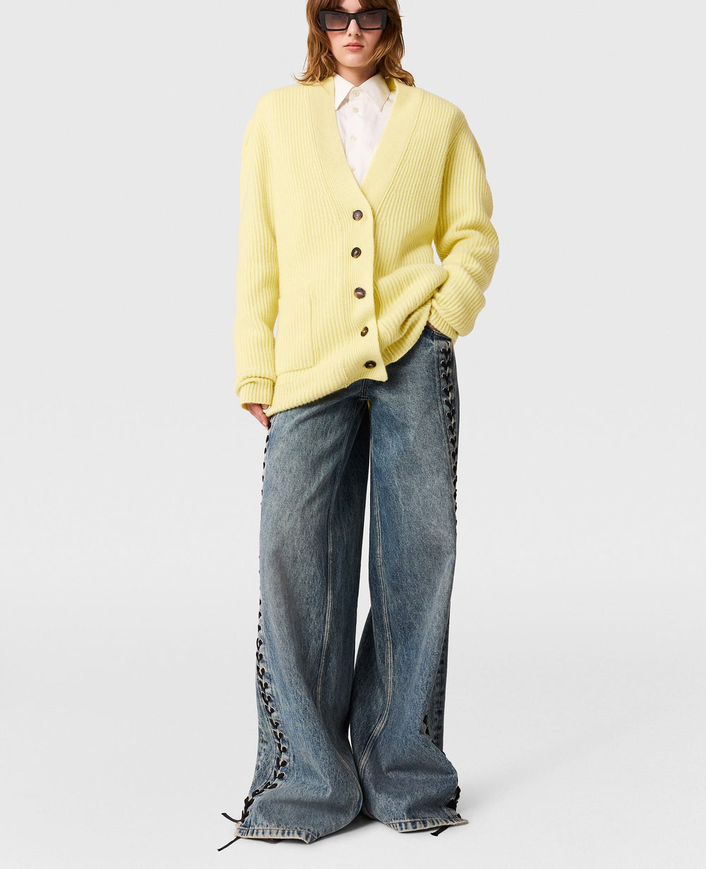 Chunky Knit V-Neck Cardigan