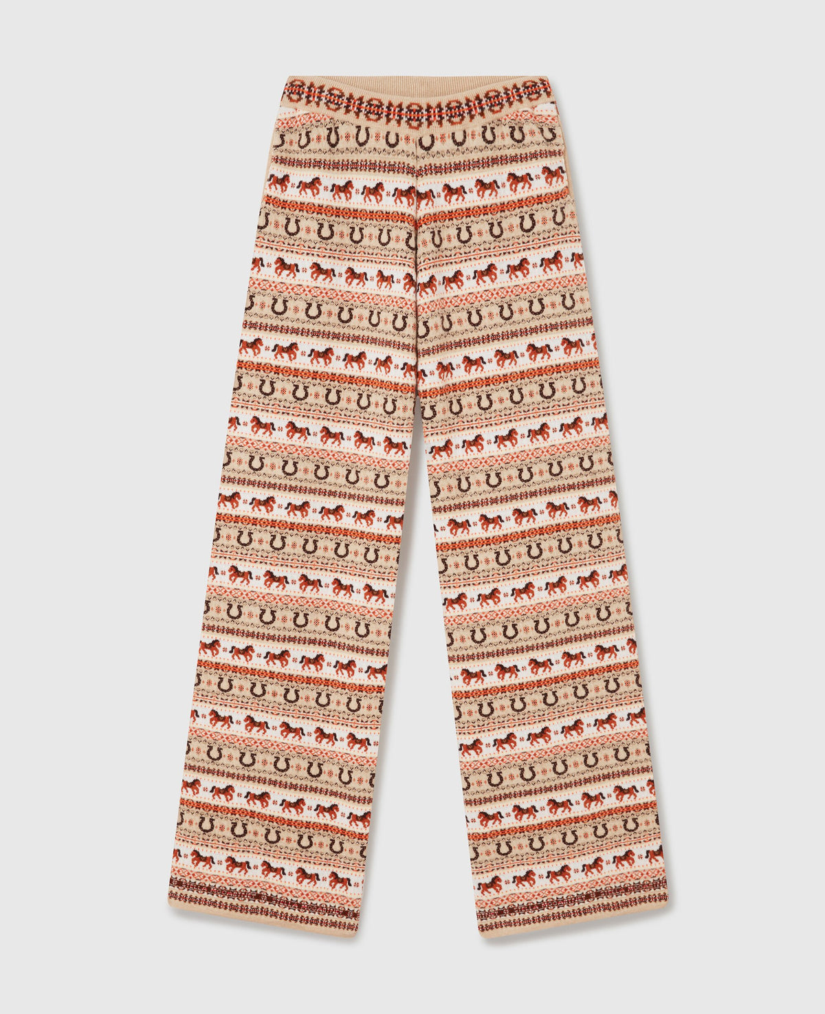 Fair Isle Wool Pants
