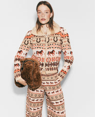Fair Isle Wool Pants