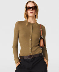 Crewneck Light Knit Cardigan