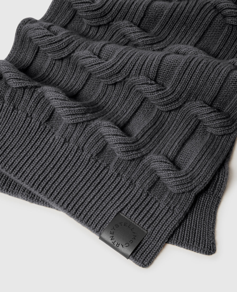 Falabella Cable-Knit Scarf
