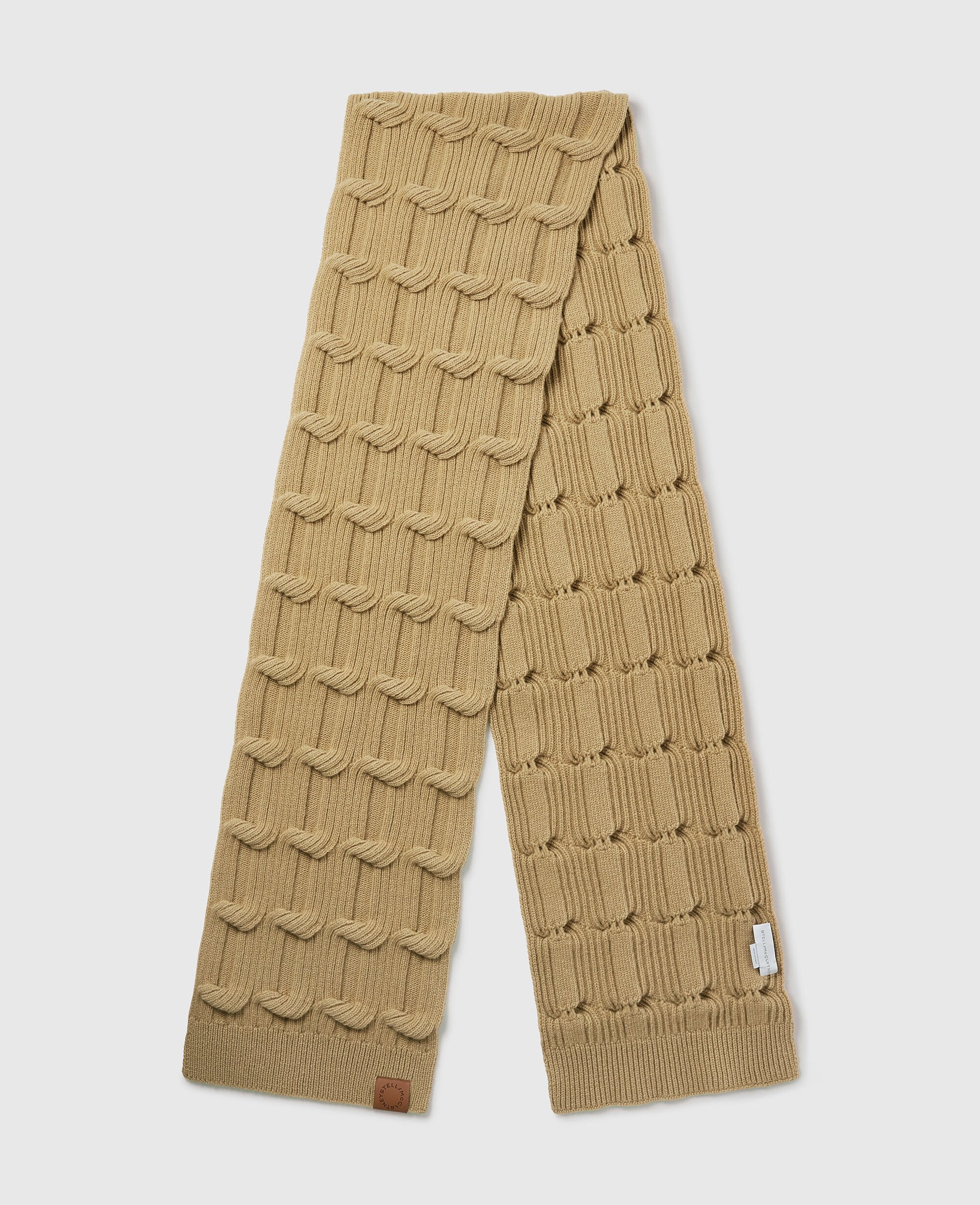 Falabella Cable-Knit Scarf