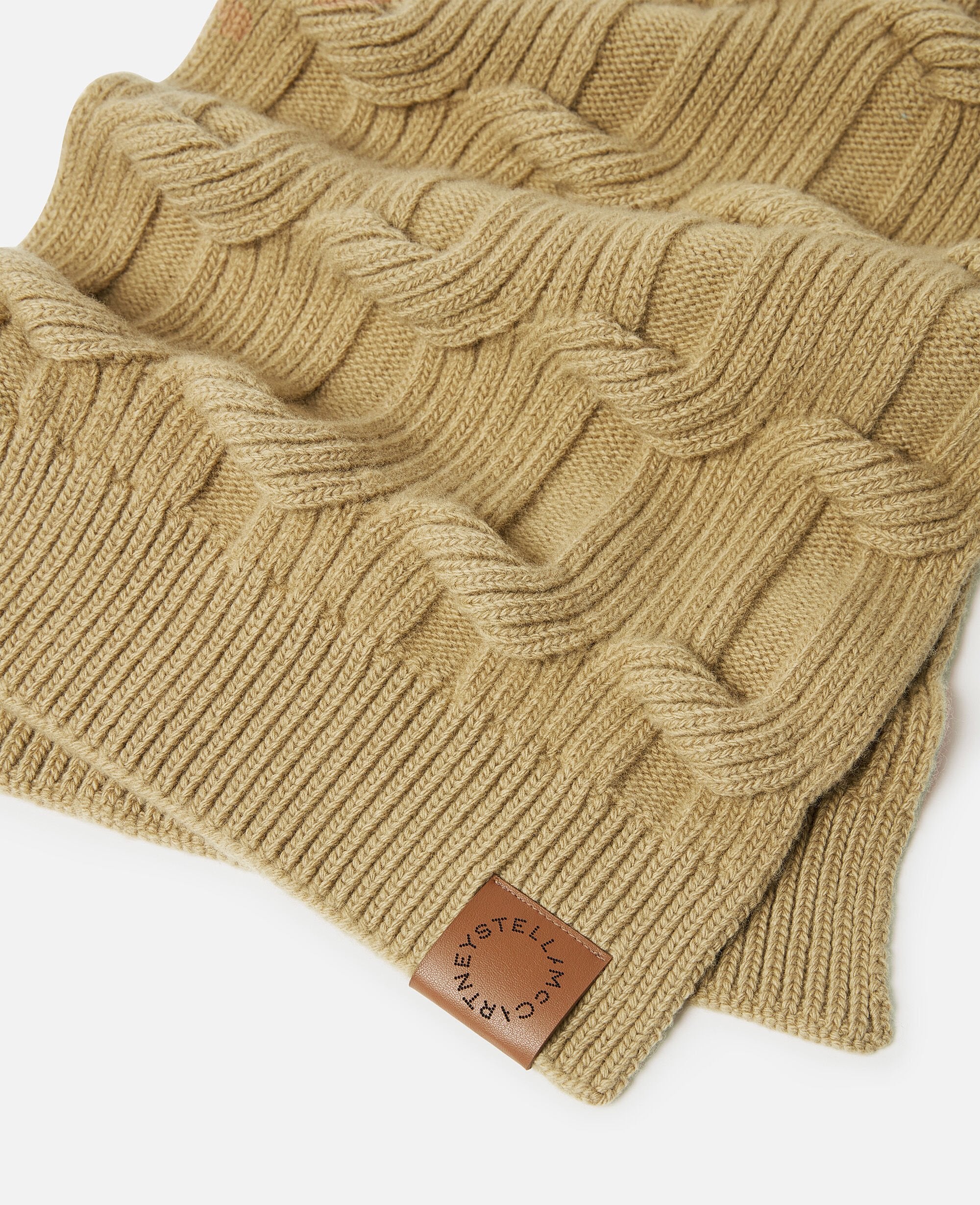 Falabella Cable-Knit Scarf