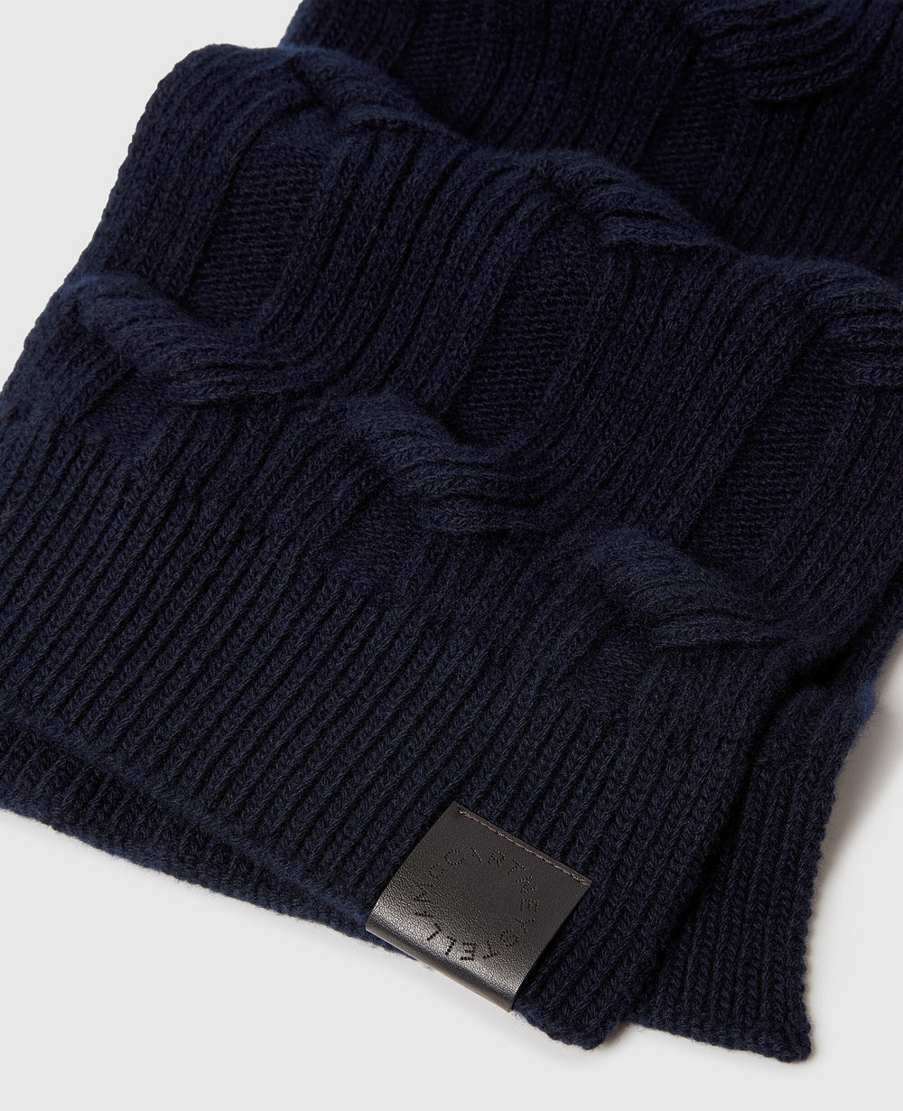 Falabella Cable-Knit Scarf