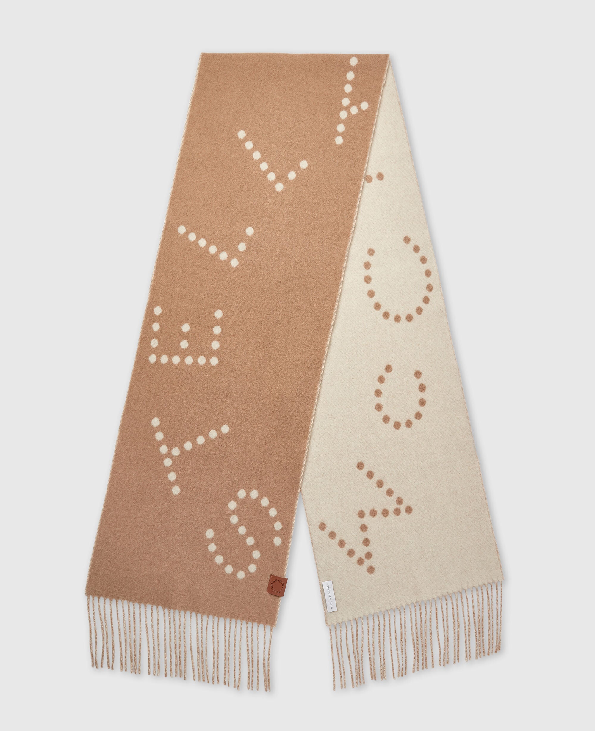 Logo Fringe Scarf