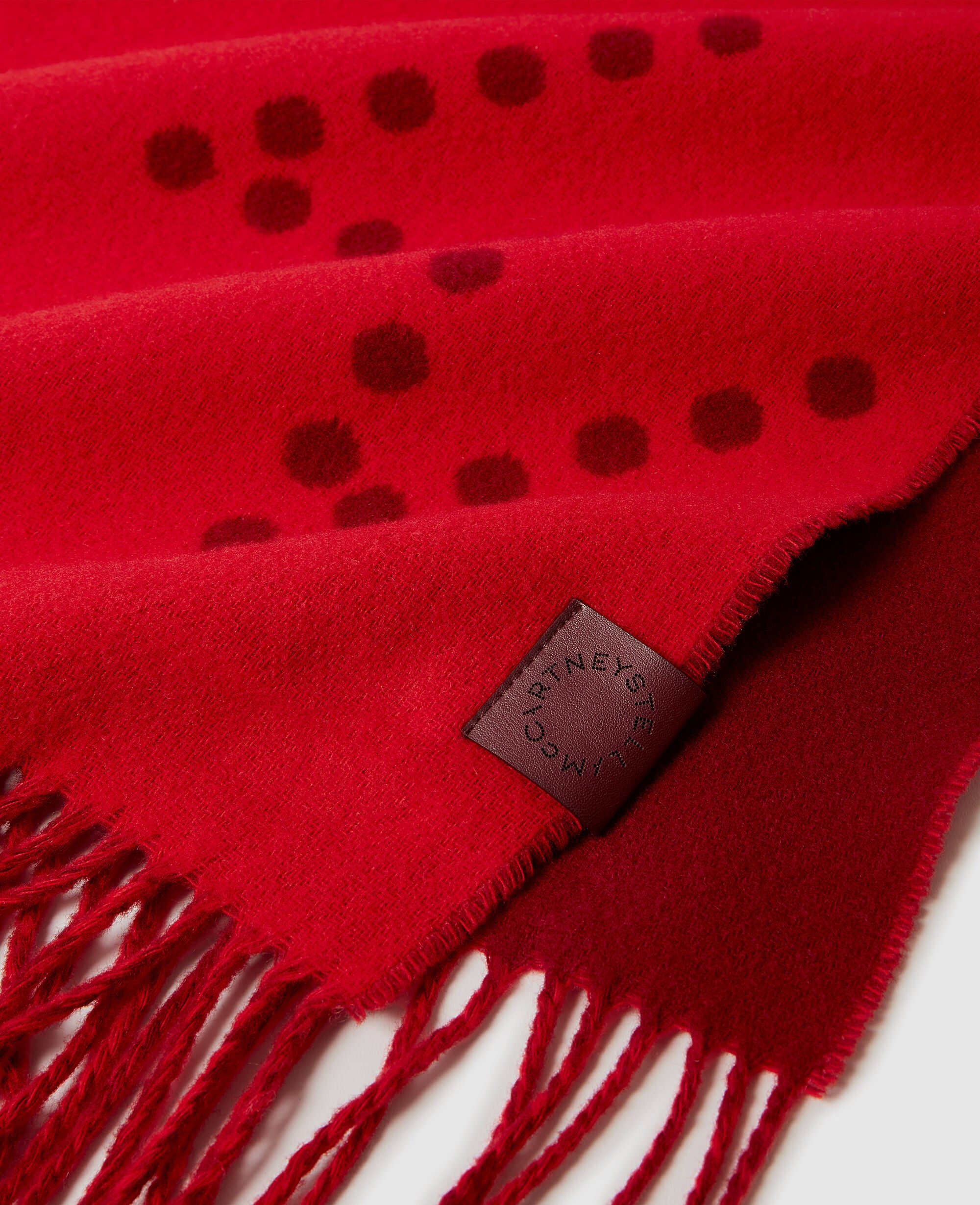 Logo Fringe Scarf