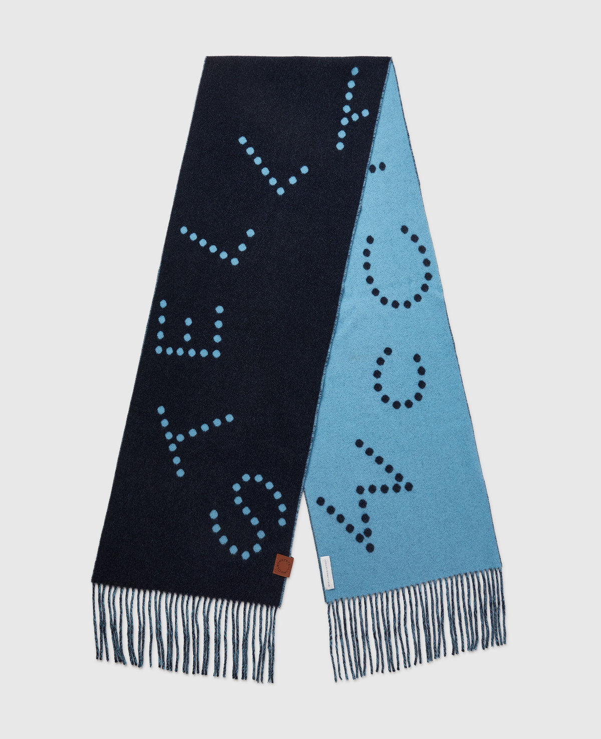 Logo Fringe Scarf