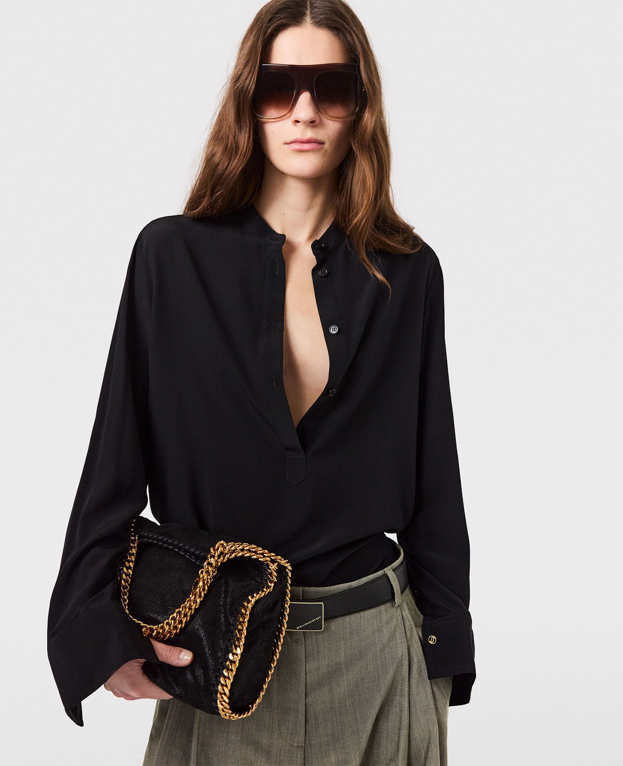 Band Collar Shirt