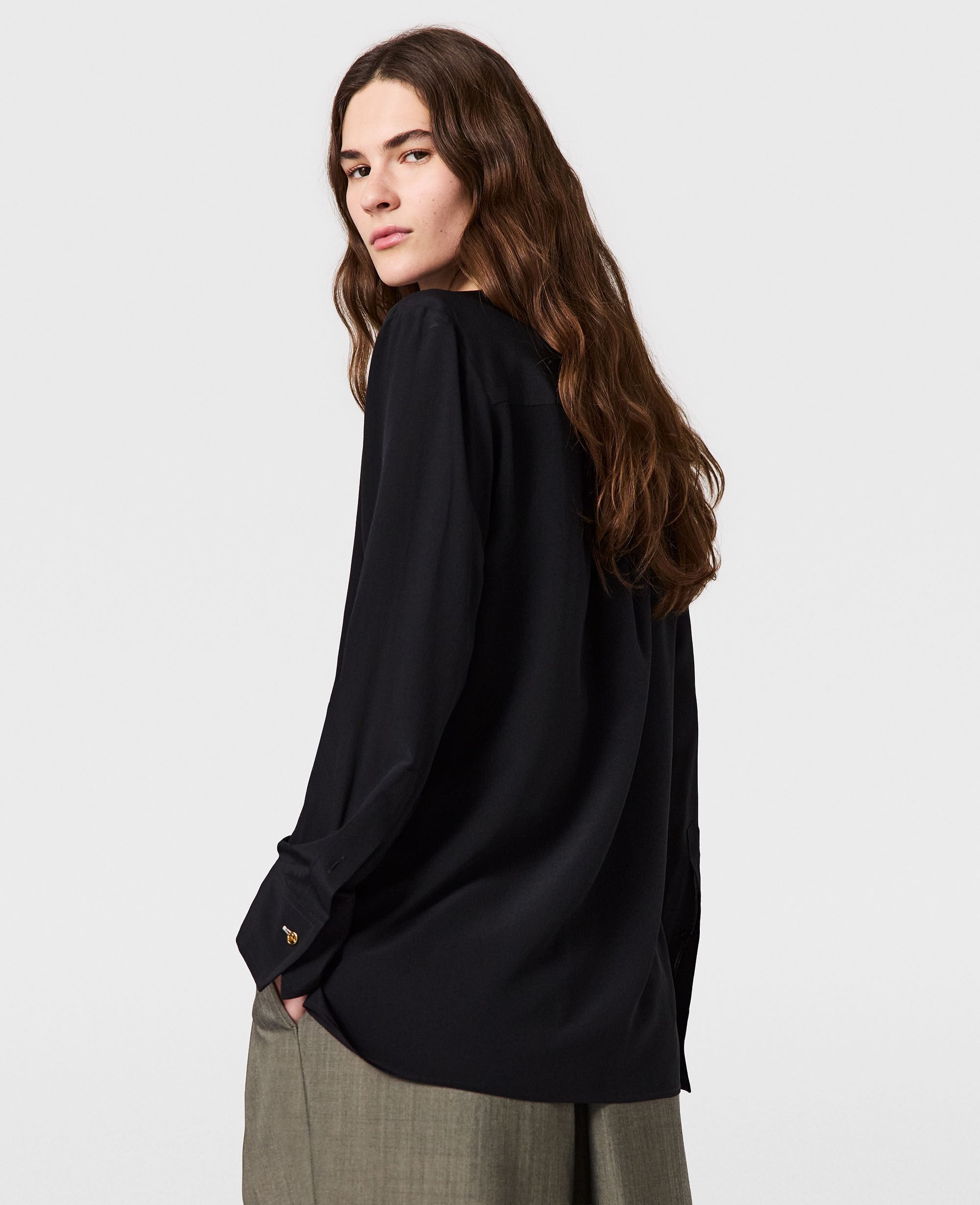 Band Collar Shirt
