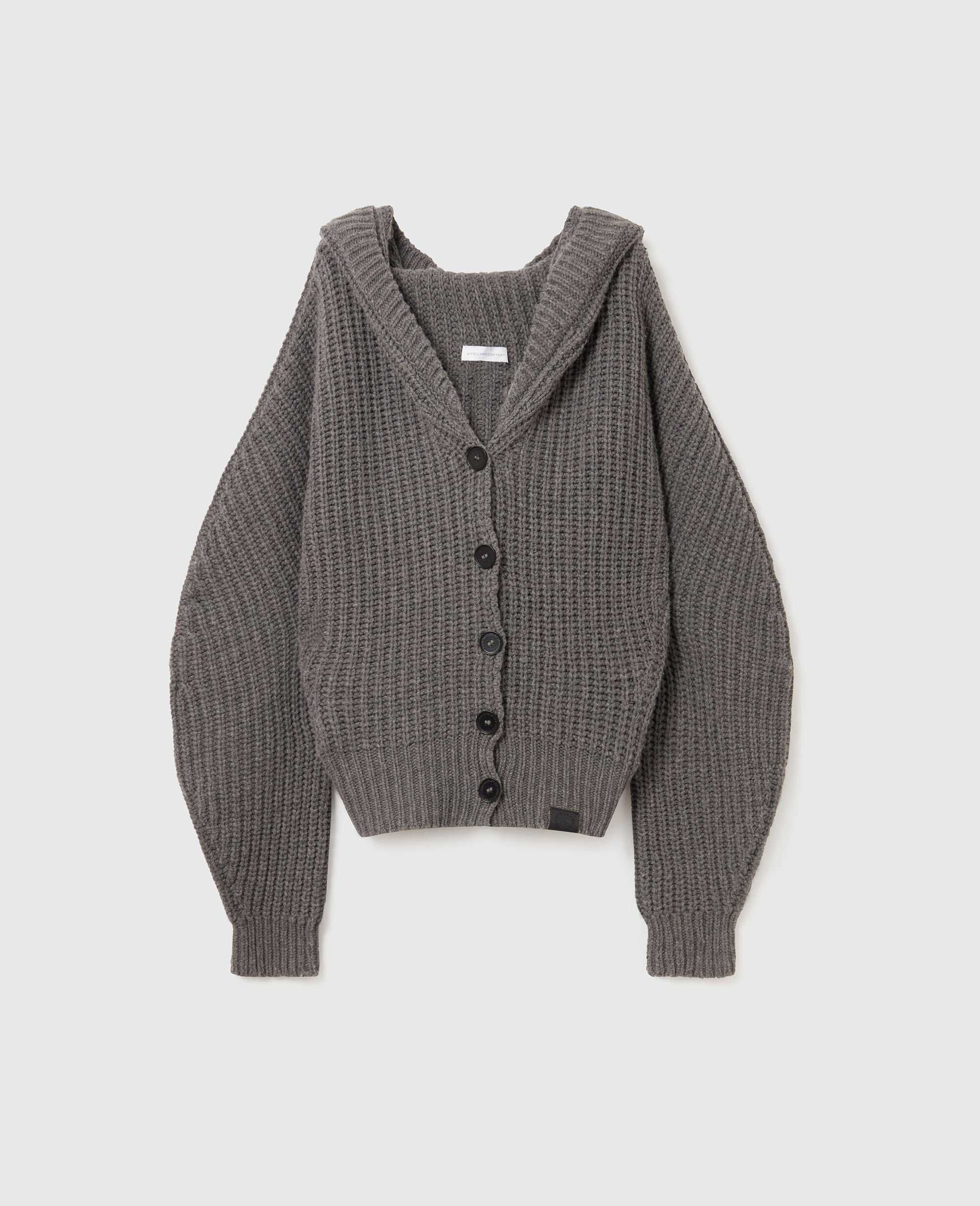 Chunky Ribbed Hooded Cardigan