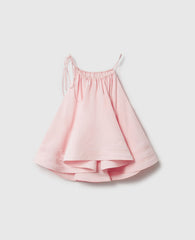 Halterneck Sleeveless Frill Top