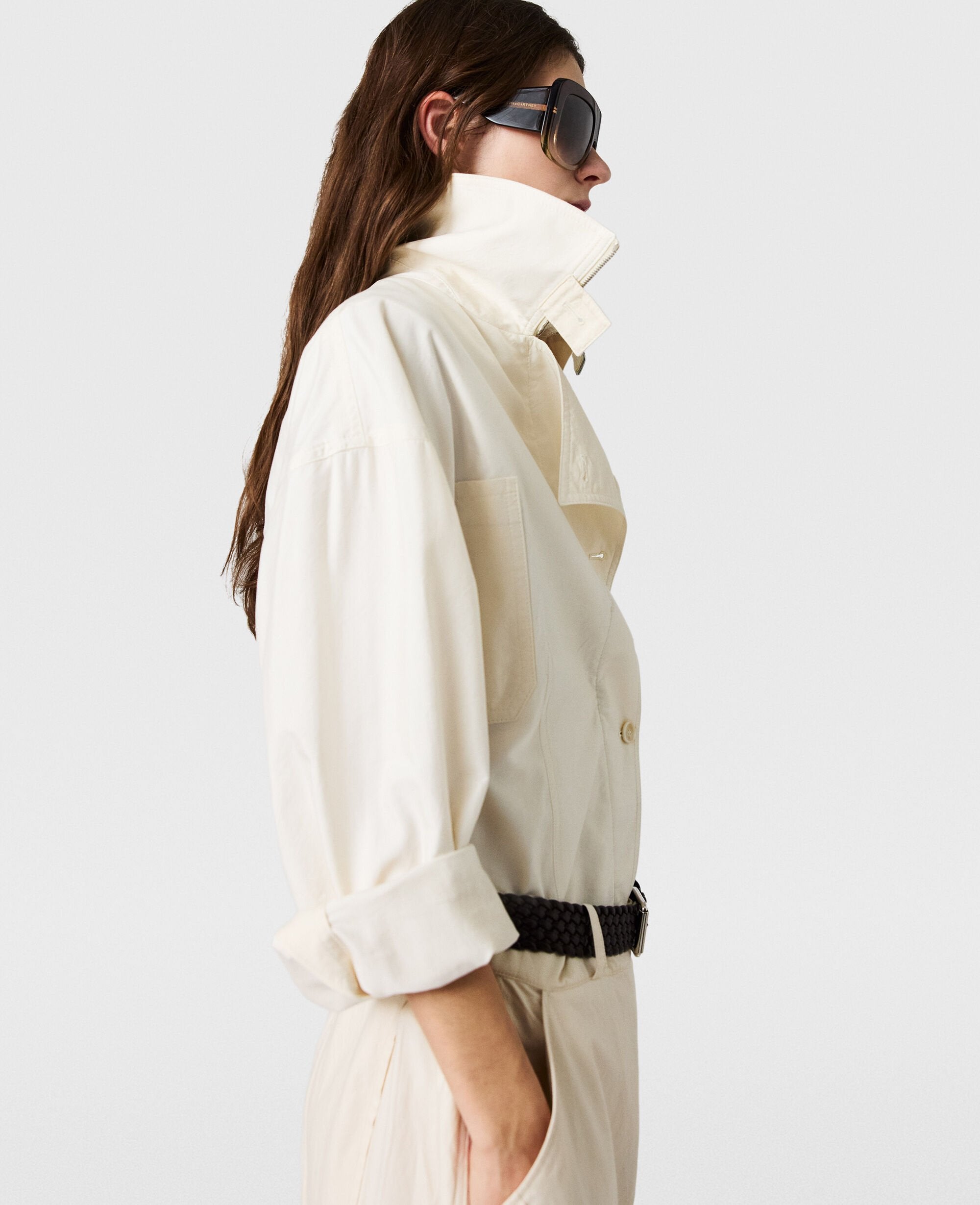 Washed Cotton Utility Top