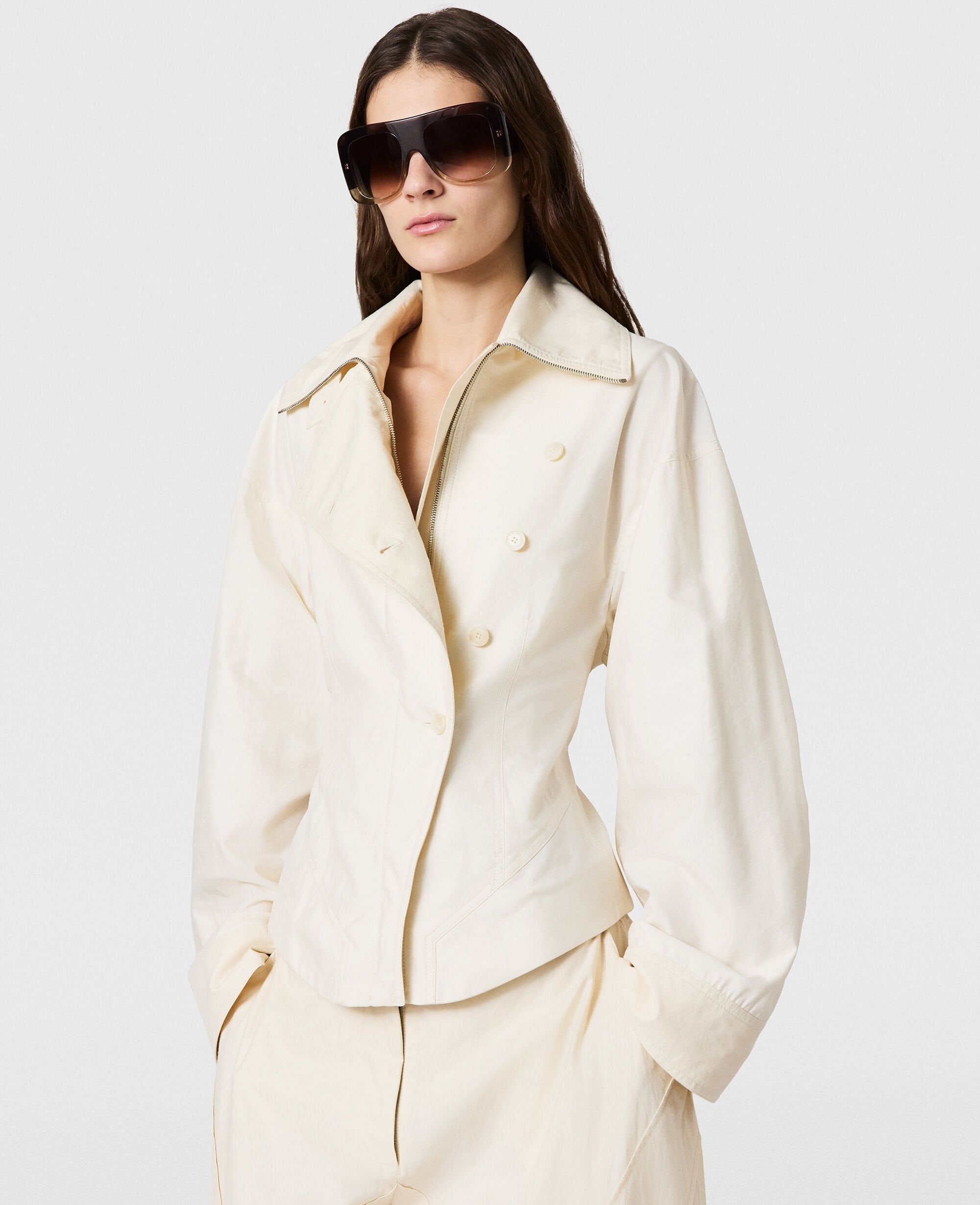 Washed Cotton Utility Top