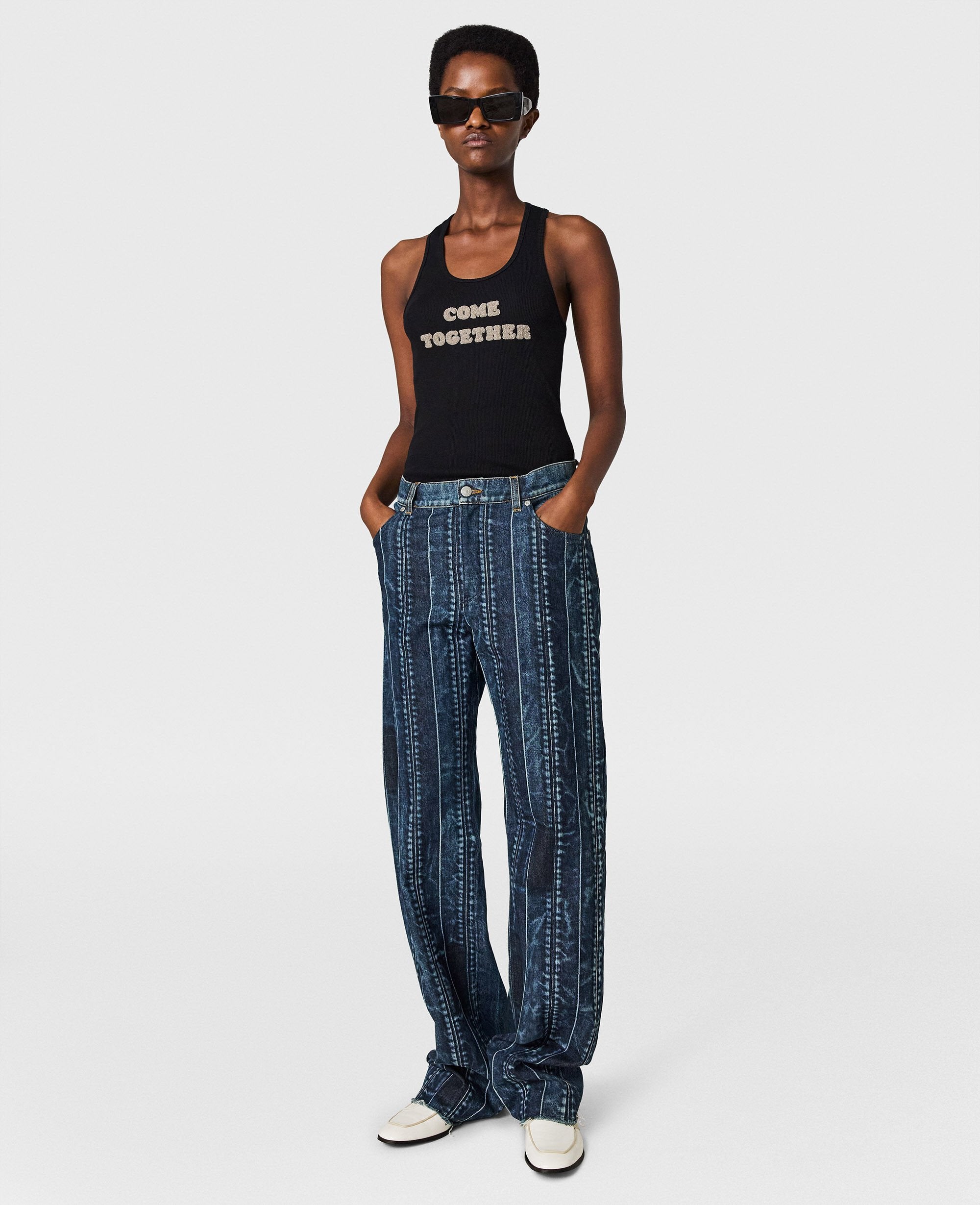 Come Together Slogan Tank Top