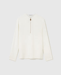 Arlesa Double Split Hem Zip Blouse