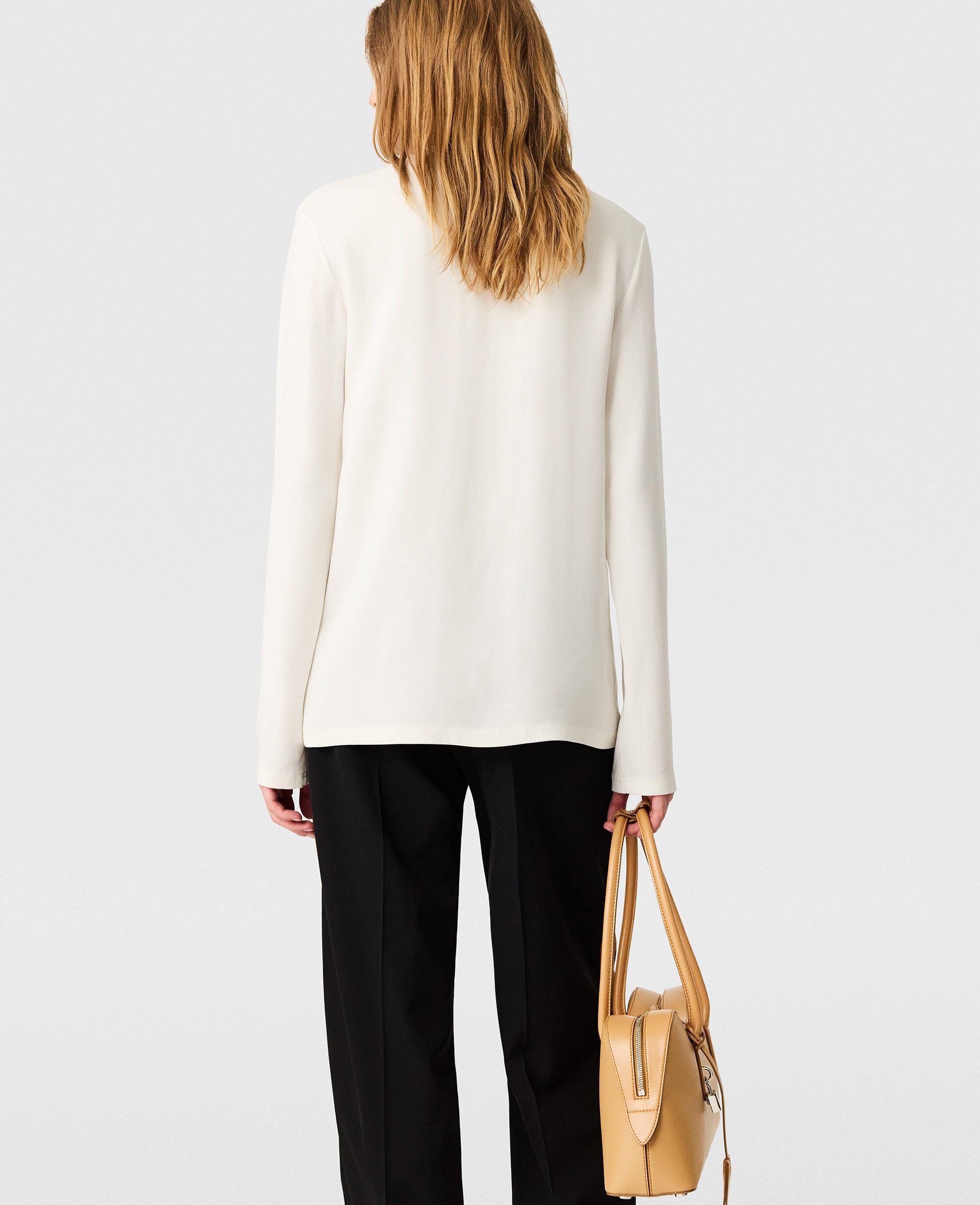 Arlesa Double Split Hem Zip Blouse