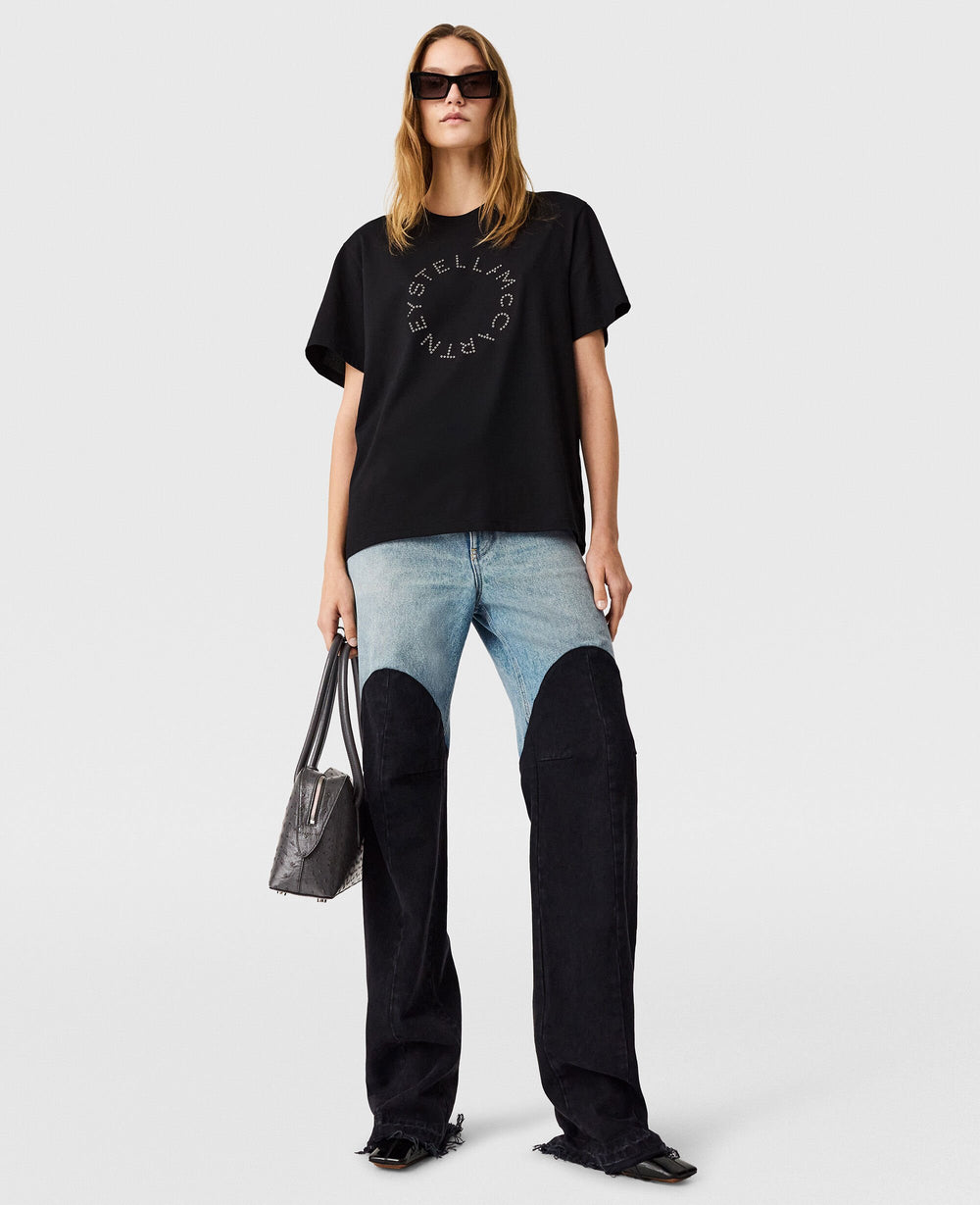 Logo-Embroidered Boyfriend T-Shirt