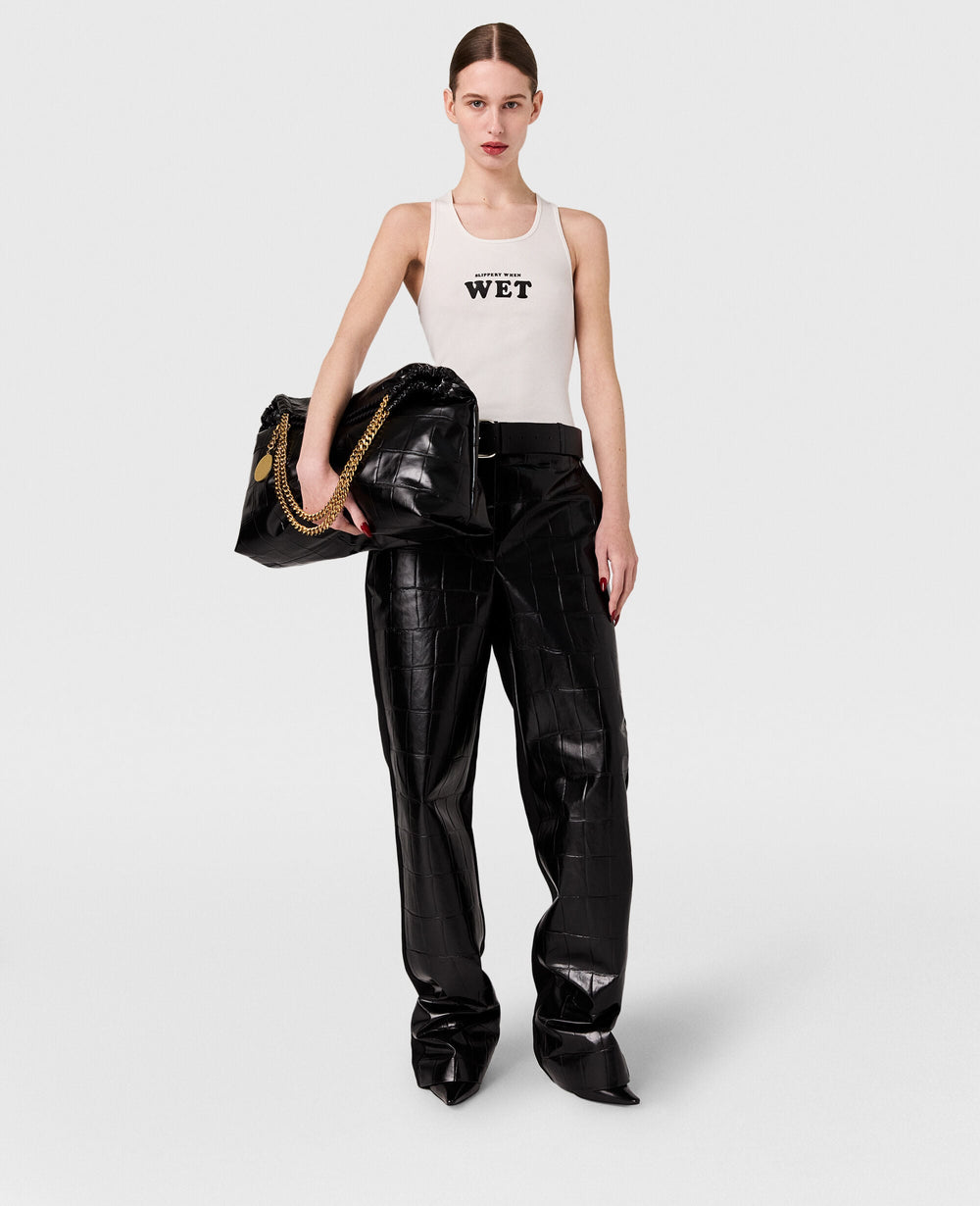 Slippery When Wet Racerback Tank Top