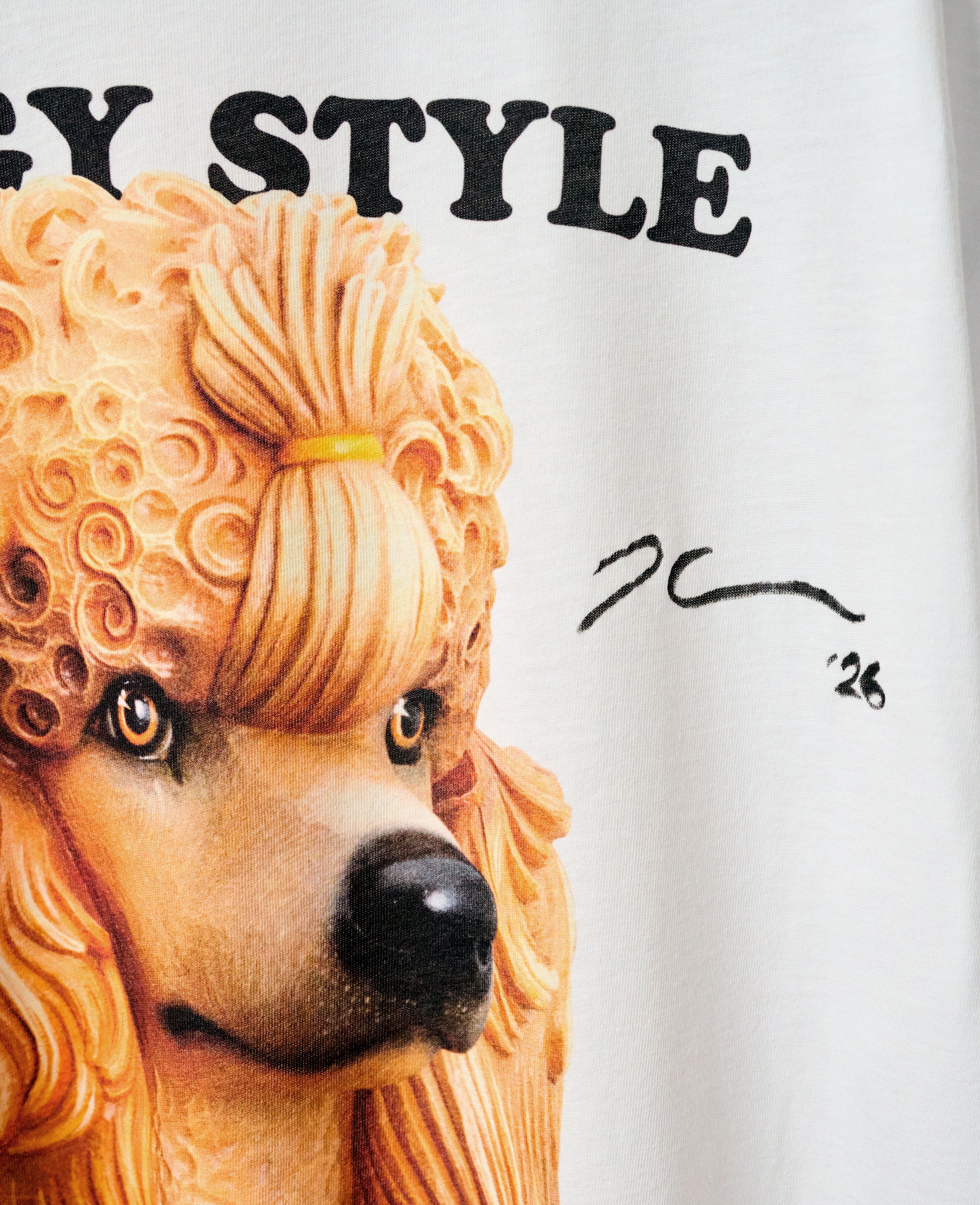 Signed Jeff Koons Doggy Style T-Shirt