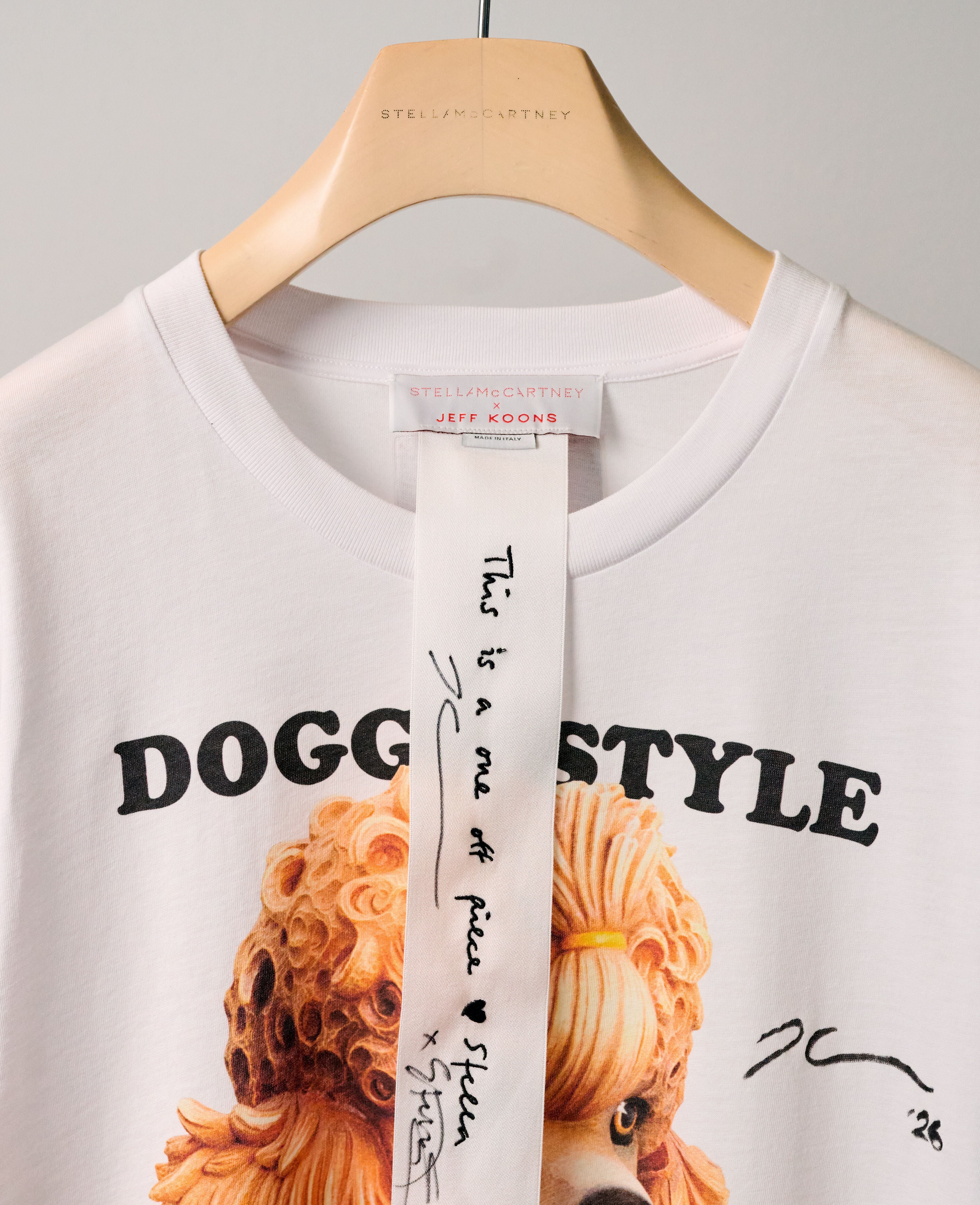 Signed Jeff Koons Doggy Style T-Shirt