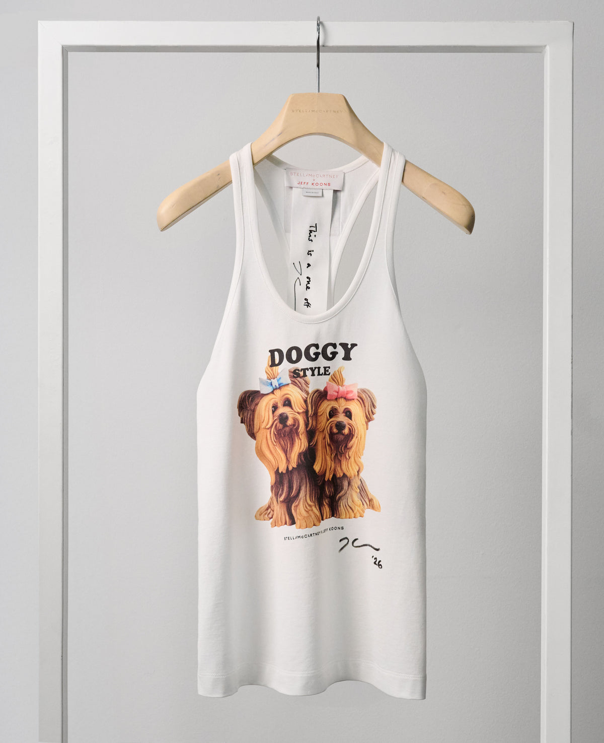 Signed Jeff Koons Doggy Style Tank