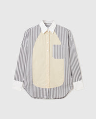 Oversized Mixed Stripe Shirt