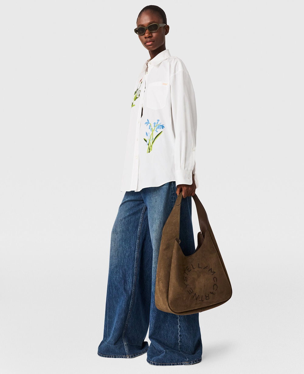 Floral Embroidered Shirt