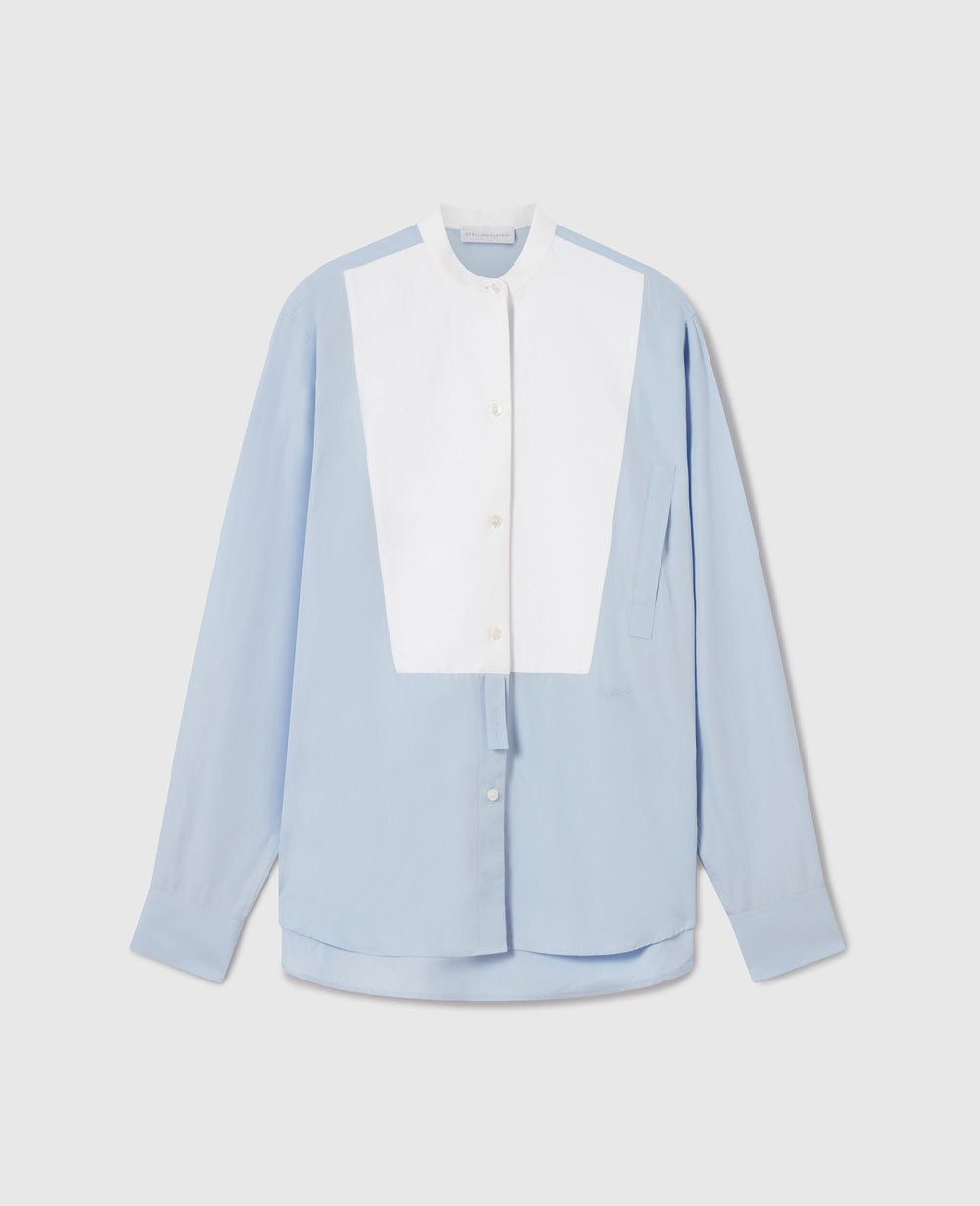 Tuxedo Bib Poplin Shirt
