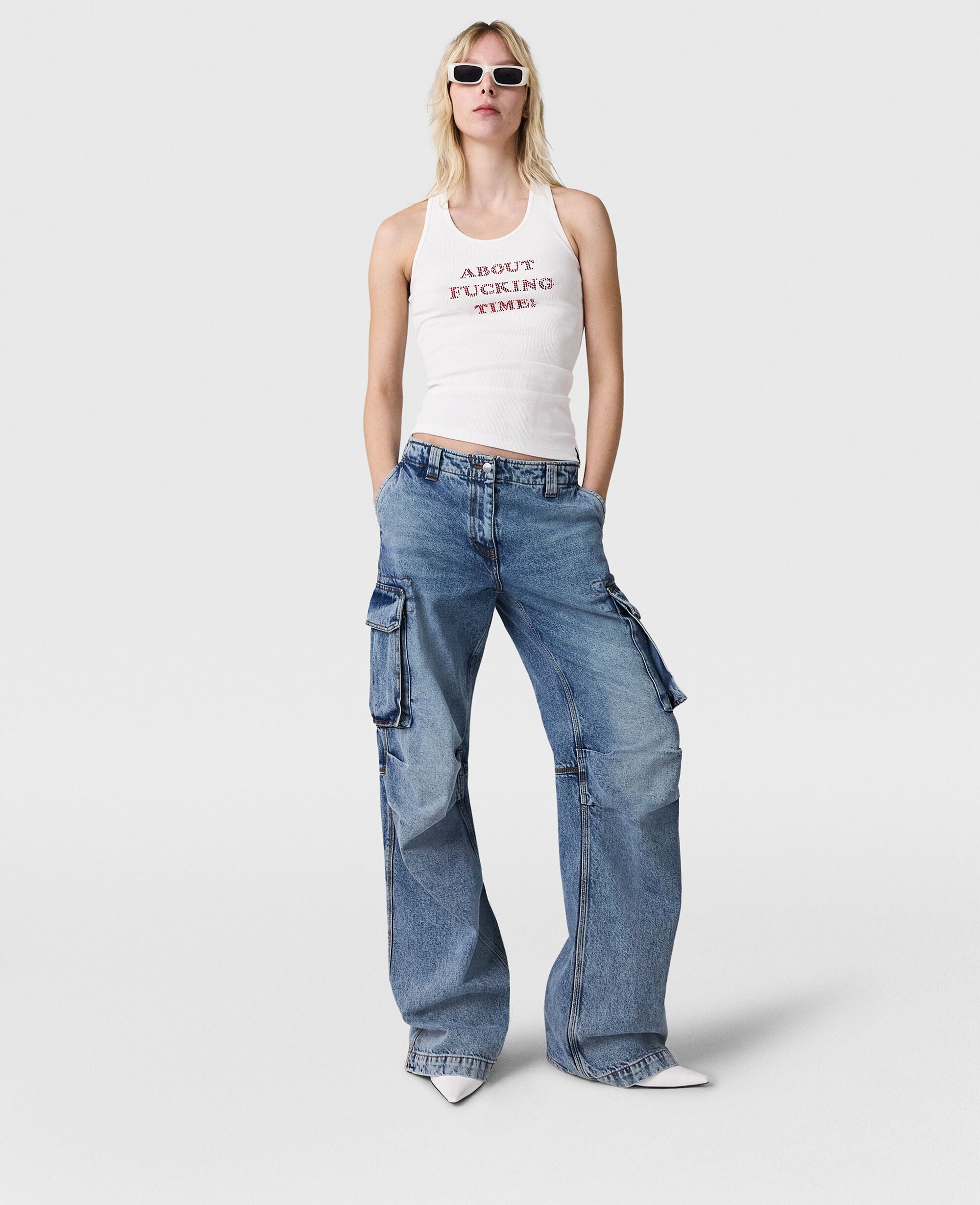 About Fucking Time! Tank Top