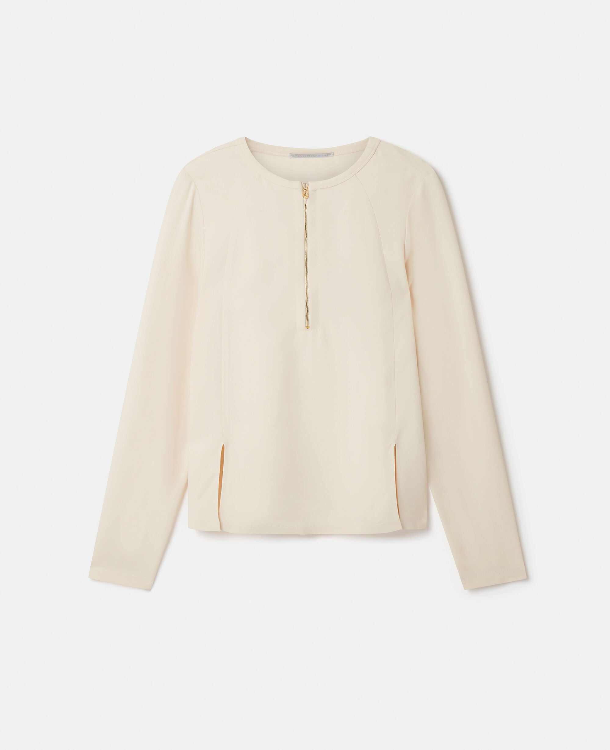 Arlesa Double Split Hem Zip Blouse