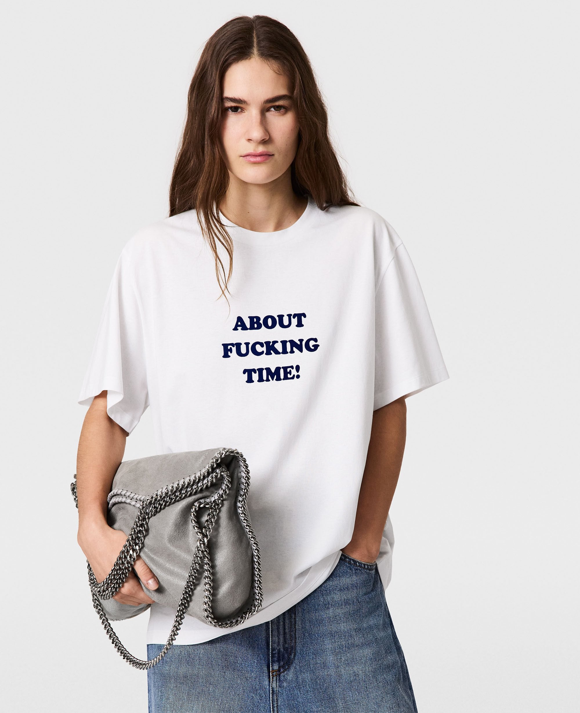About Fucking Time! Boxy T-Shirt