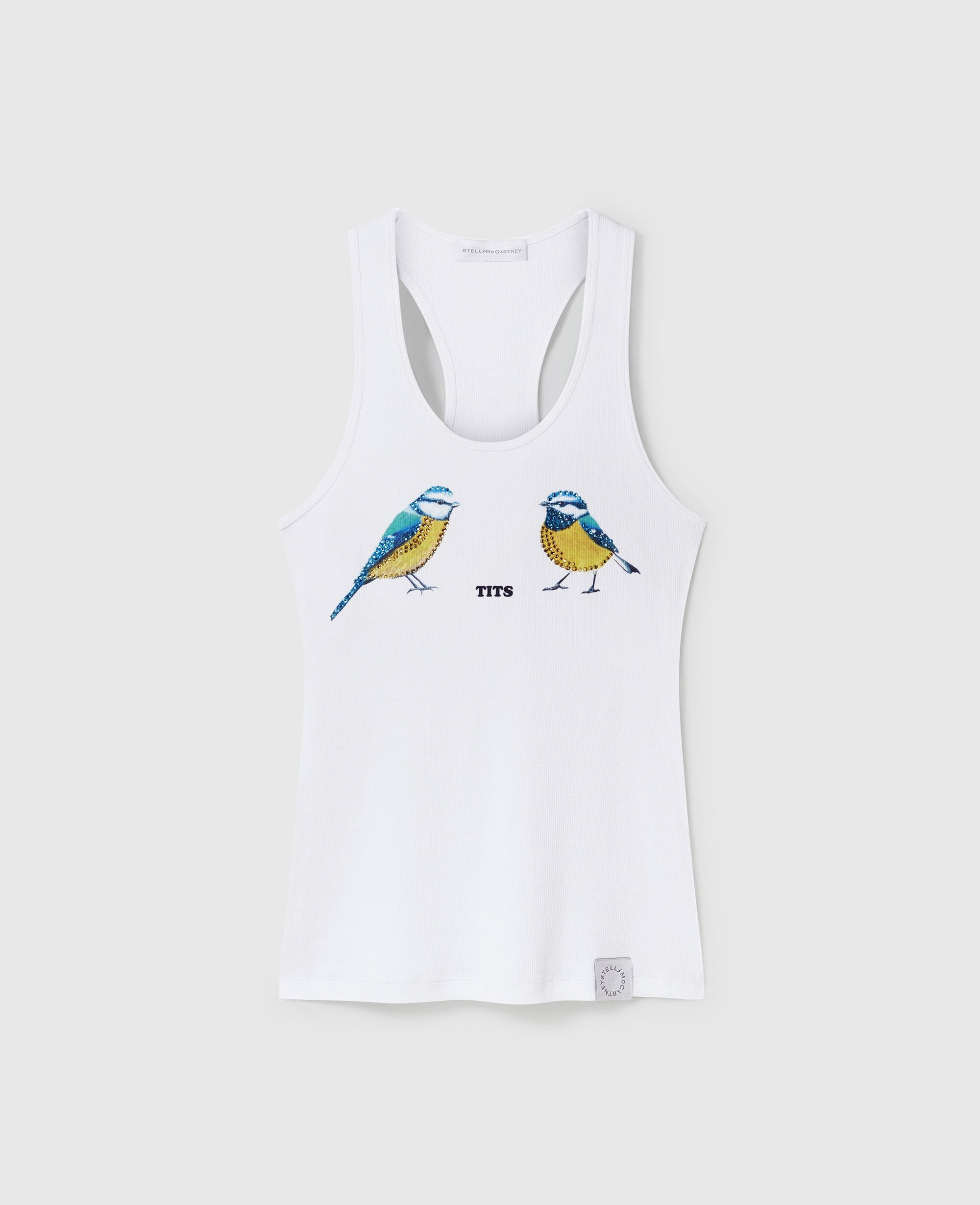 Blue Tits Graphic Tank Top